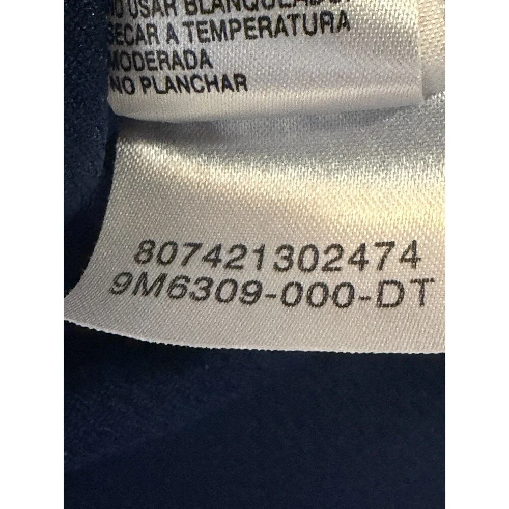 Nike Detroit Tigers Youth Large Baseball Jersey Navy Orange MLB NWOT Sewn Logo